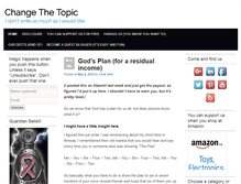 Tablet Screenshot of changethetopic.com